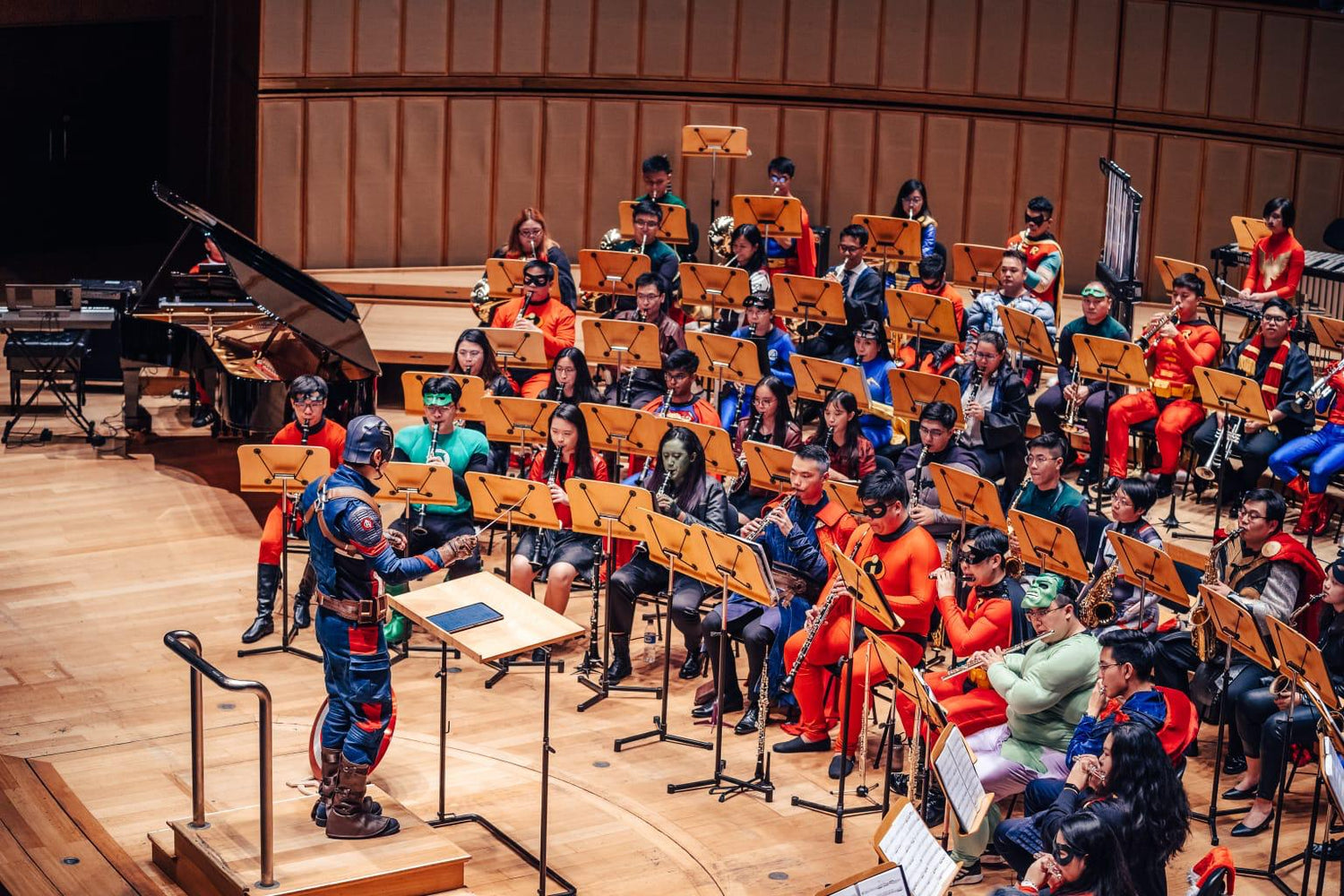 Costume Orchestra in Singapore Esplandae