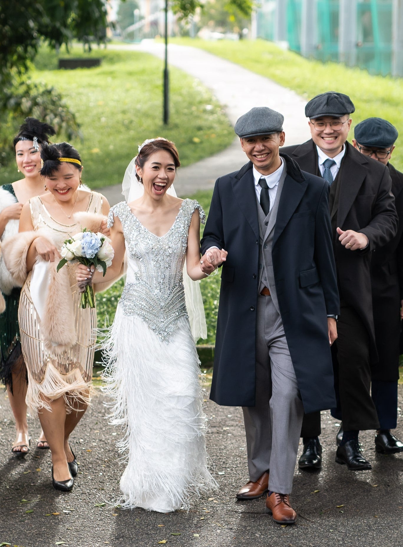 1920s wedding clearance attire