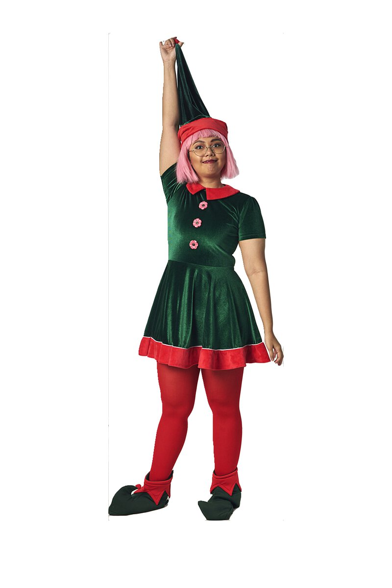 Red elf store costume