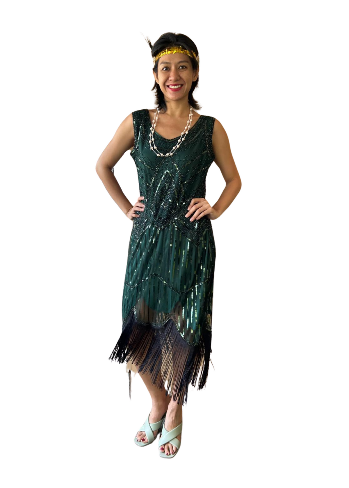 1920s Female Flapper (Green) N02 – ccmcostume