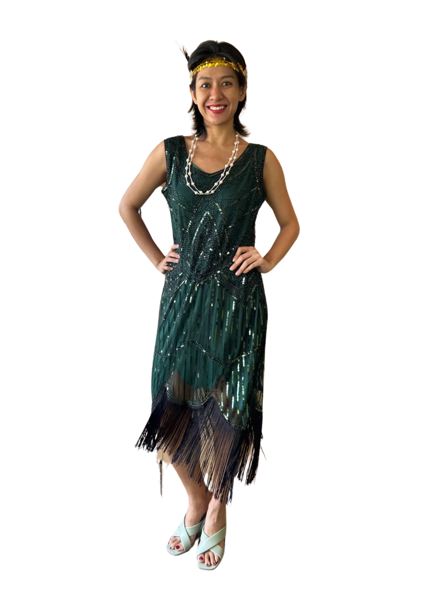 1920s Female Flapper (Green) N02