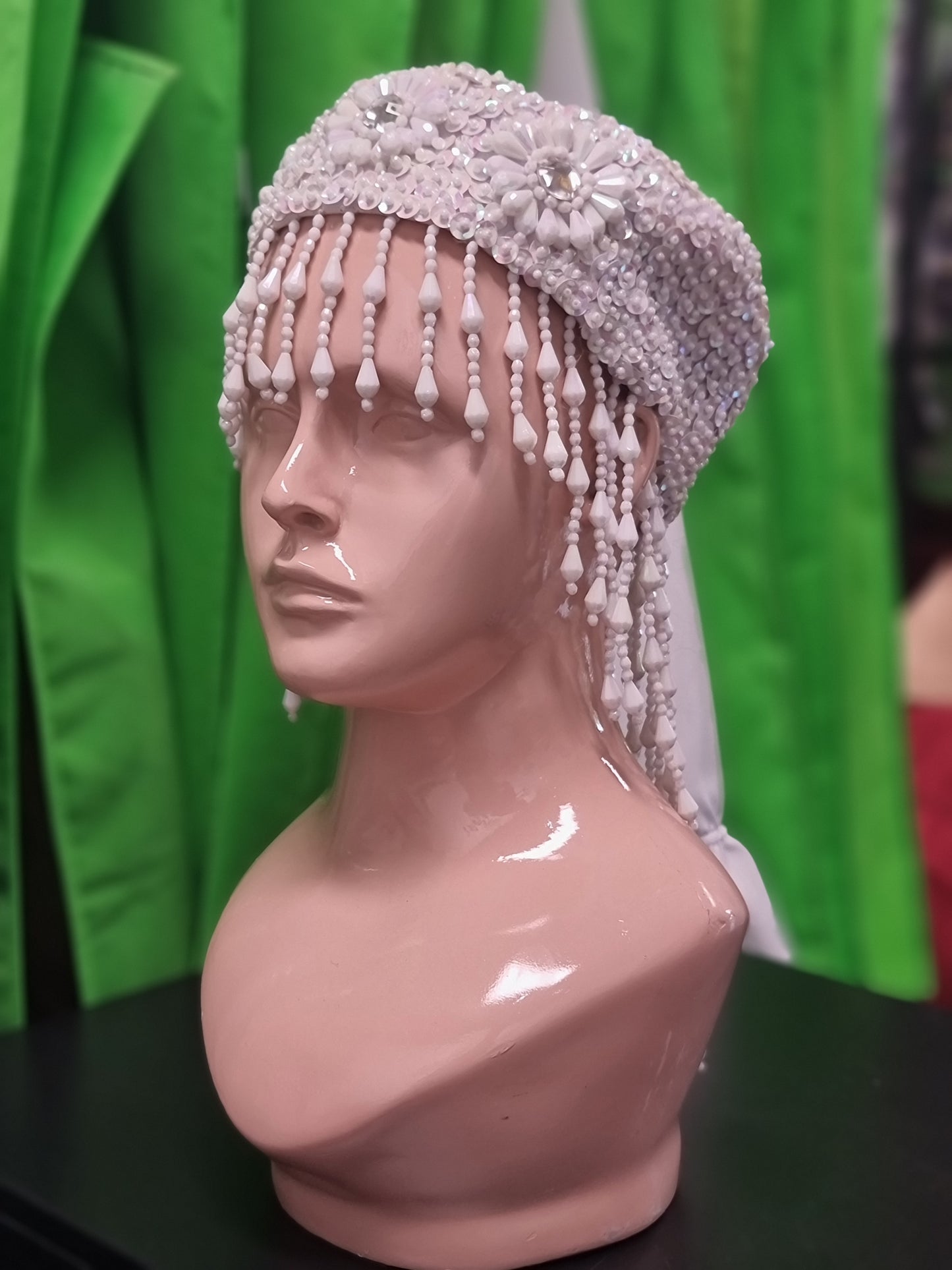 Beaded Head Cap B05