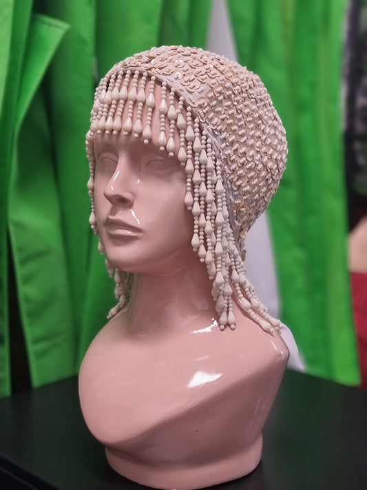 Beaded Head Cap A03