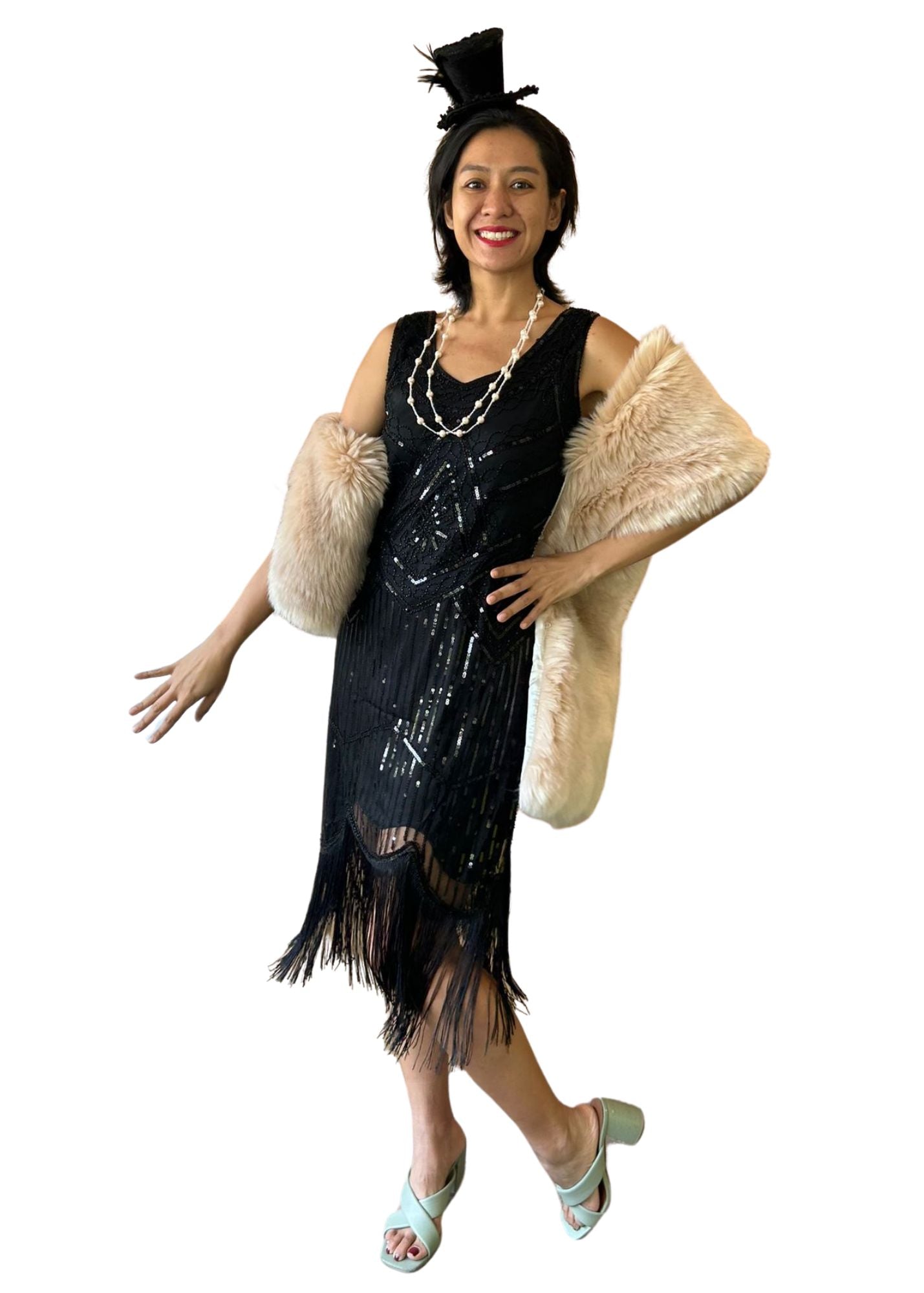 1920s Female Flapper (Black) N03