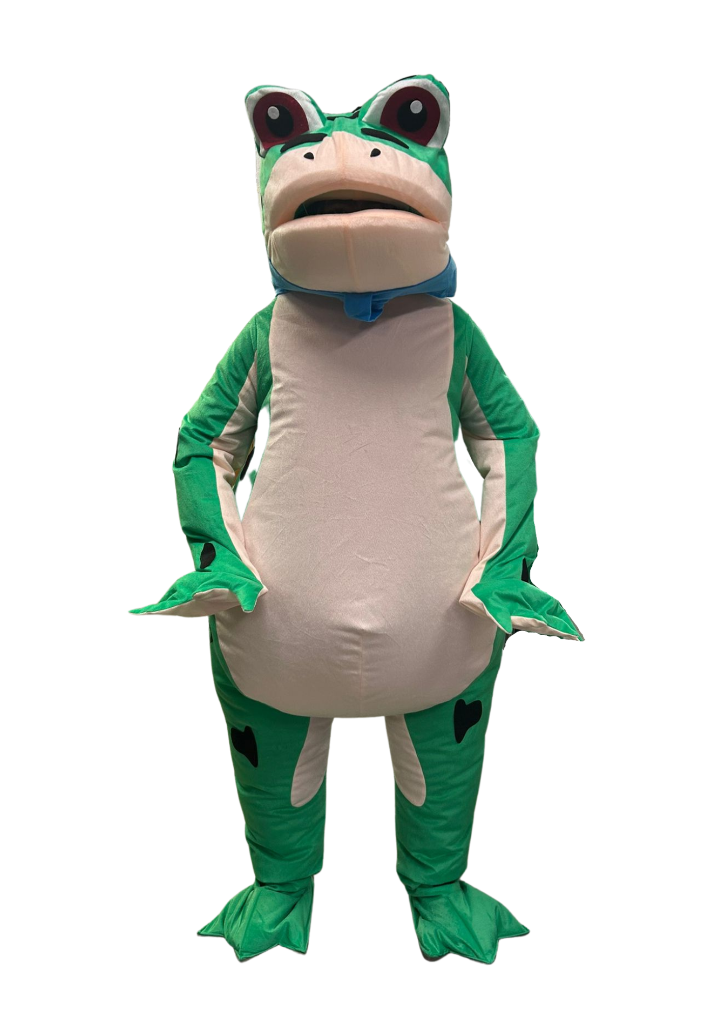 Green Frog Inflatable Mascot