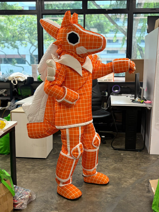 SG Playground Inflatable Mascot (Orange)