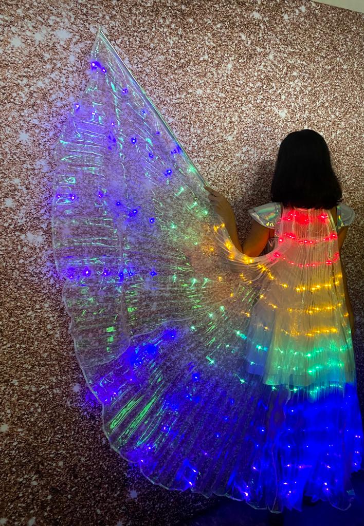 Rgb Wing Rave LED Rainbow Wings (For Sale) – ccmcostume